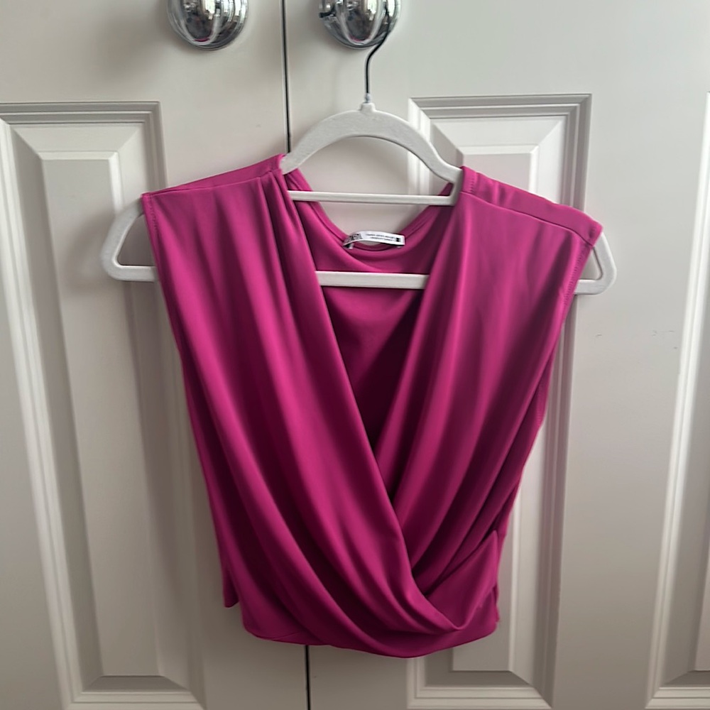 Zara: pink top, size Small